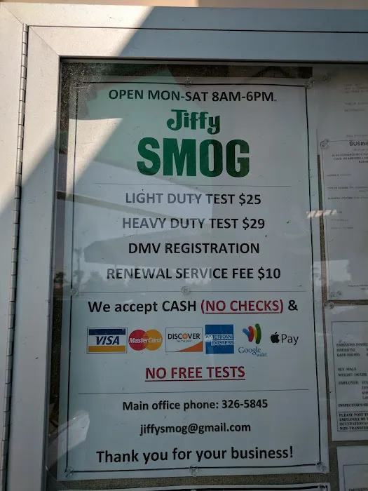 Jiffy Smog a DEKRA company - 6390 North Durango Drive - NV 5