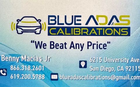 Blue ADAS Calibrations