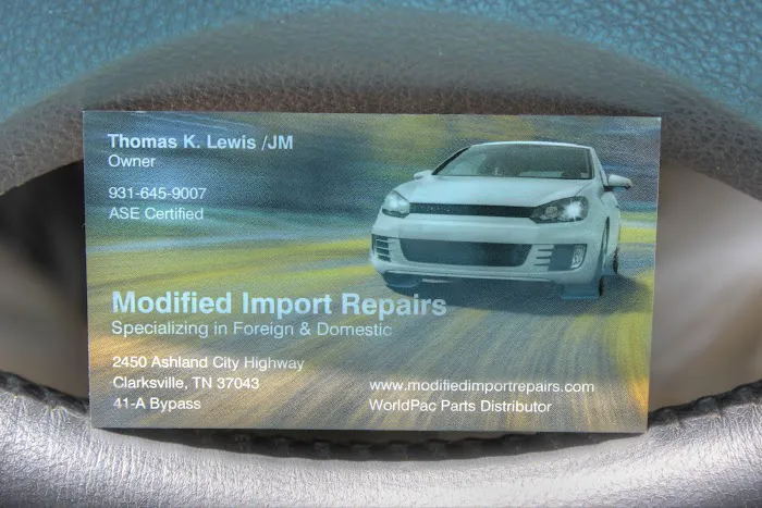Modified Import Repairs 9