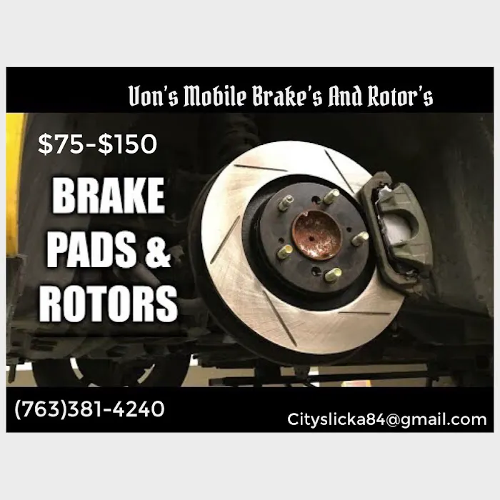 Von’s Mobile Brake’s And Rotor’s Service 0
