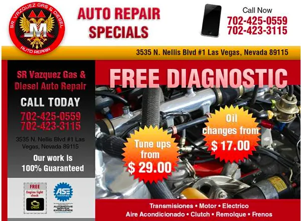 SR Vazquez - Gas & Diesel Auto Repair 3