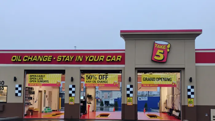 Take 5 Oil Change 7
