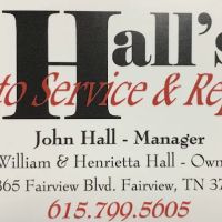 Hall's Auto Services & Repair LLC