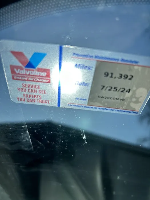 Valvoline Instant Oil Change 5