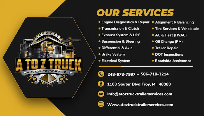 A To Z Truck and Trailer Services 6