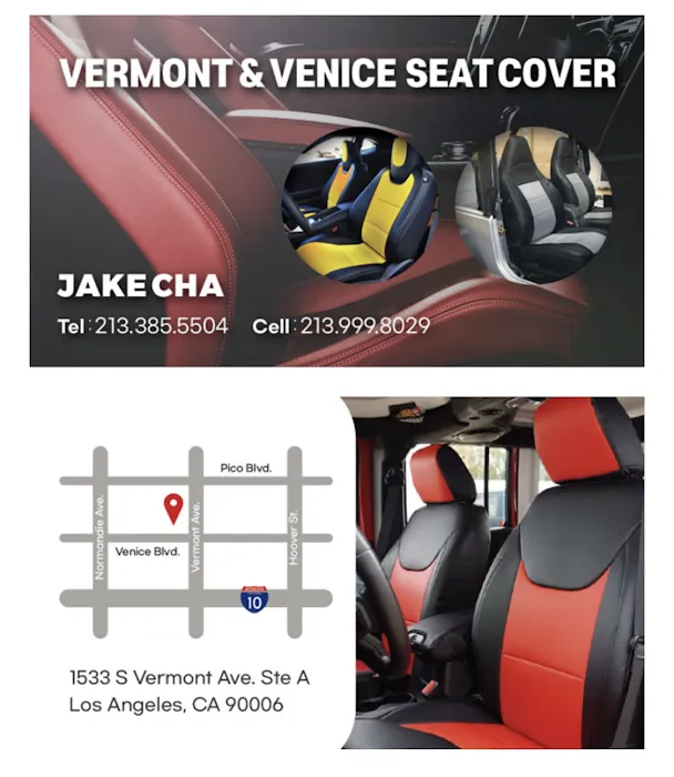 Vermont & Venice Seat Cover 6