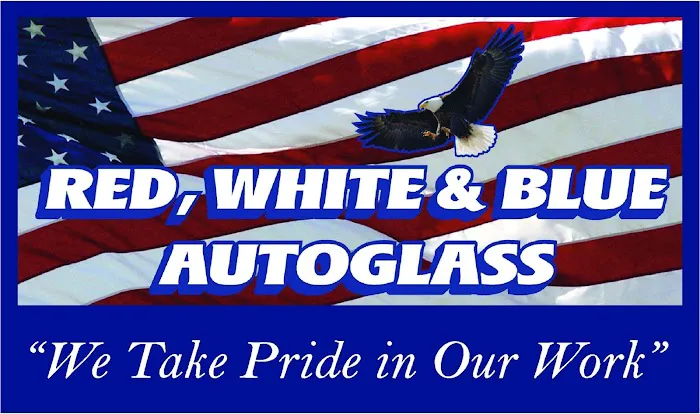 Red White & Blue Auto Glass 4