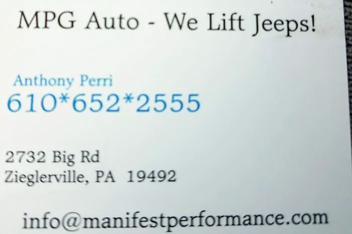 Manifest Performance Group 0