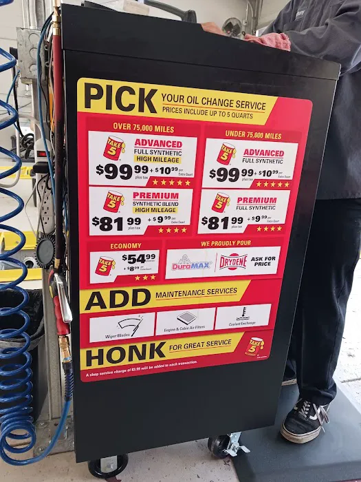 Take 5 Oil Change 7