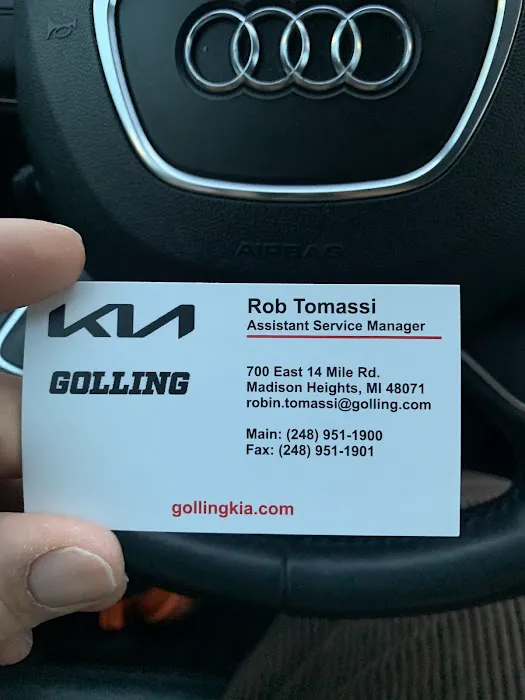 Golling Kia Service Department 1