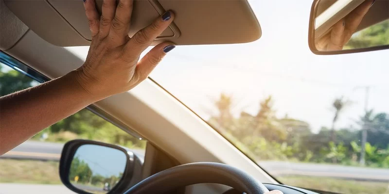 How to Clean Your Car's Sun Visors the Right Way