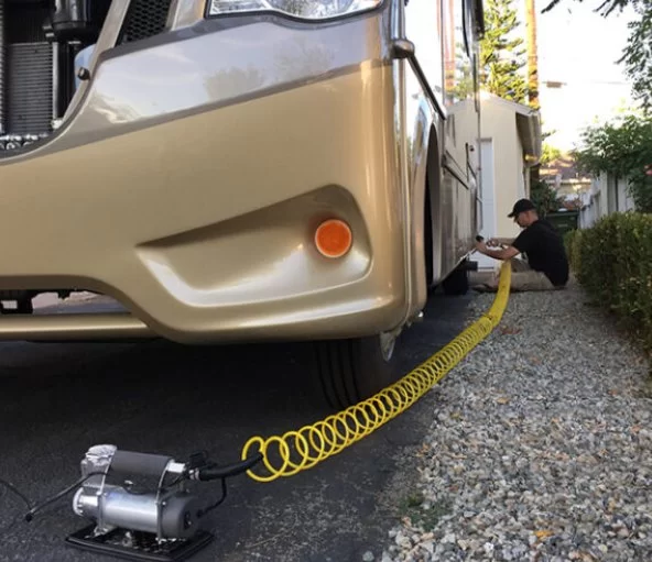 The Benefits of Using a Car Air Compressor for RV Tires